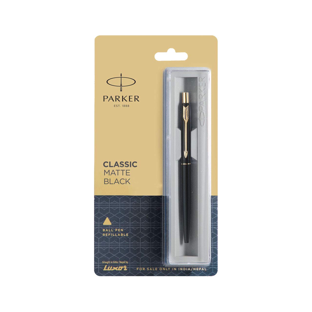 Amazon.co.jp: Parker クラシック マットブラック GT ボールペン 4本